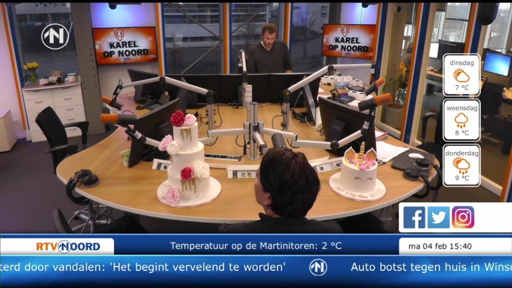 Live op RTV Noord