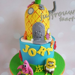 sponge bob taart