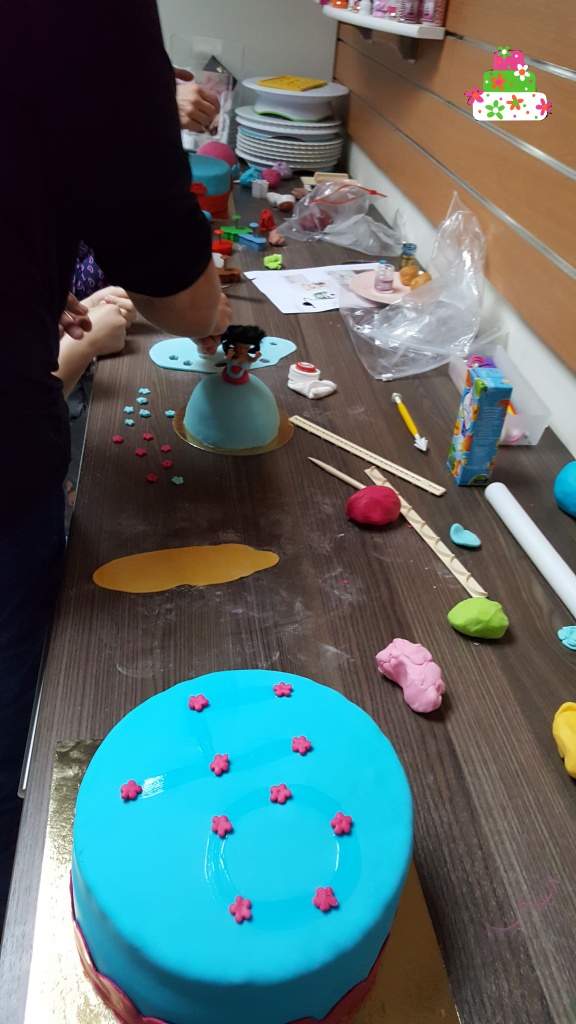 Ouder en kind taart workshop Groningen Winsum