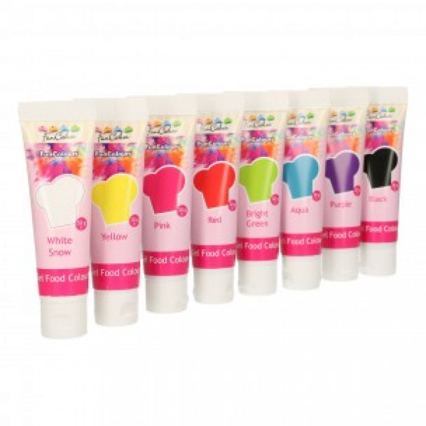 FunCakes Eetbare Kleurstof Gel Set/8 - FunColours