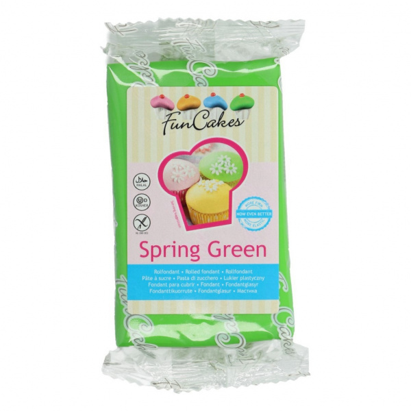 FunCakes Rolfondant Groen Spring Green 250g