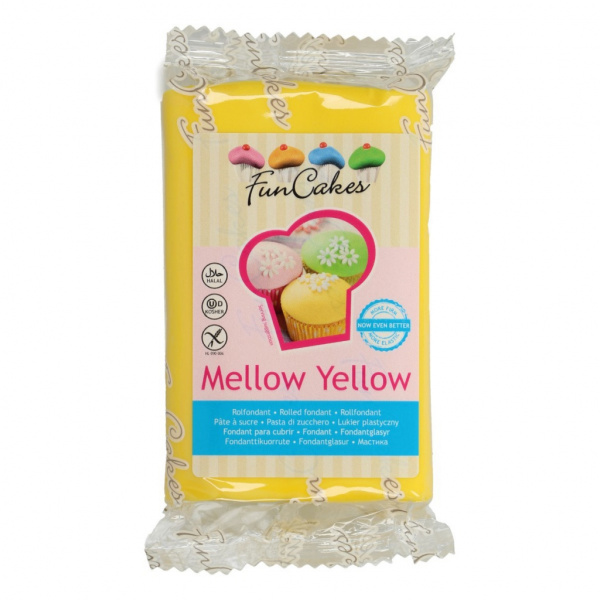 FunCakes Rolfondant Geel 250g