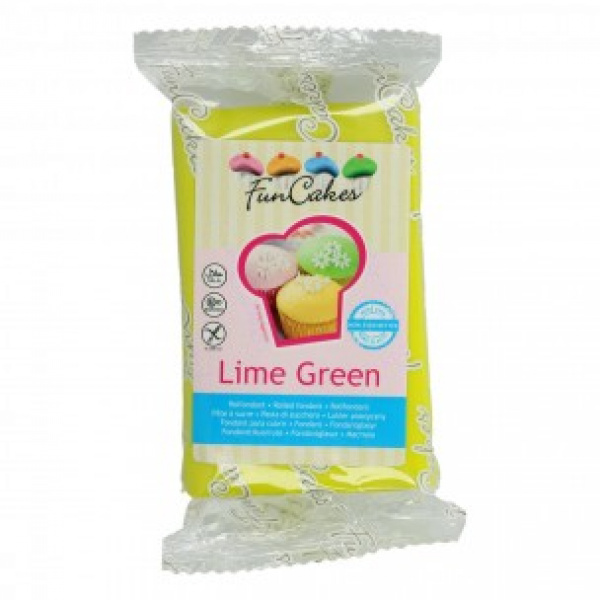 FunCakes Rolfondant Lime Groen 250g