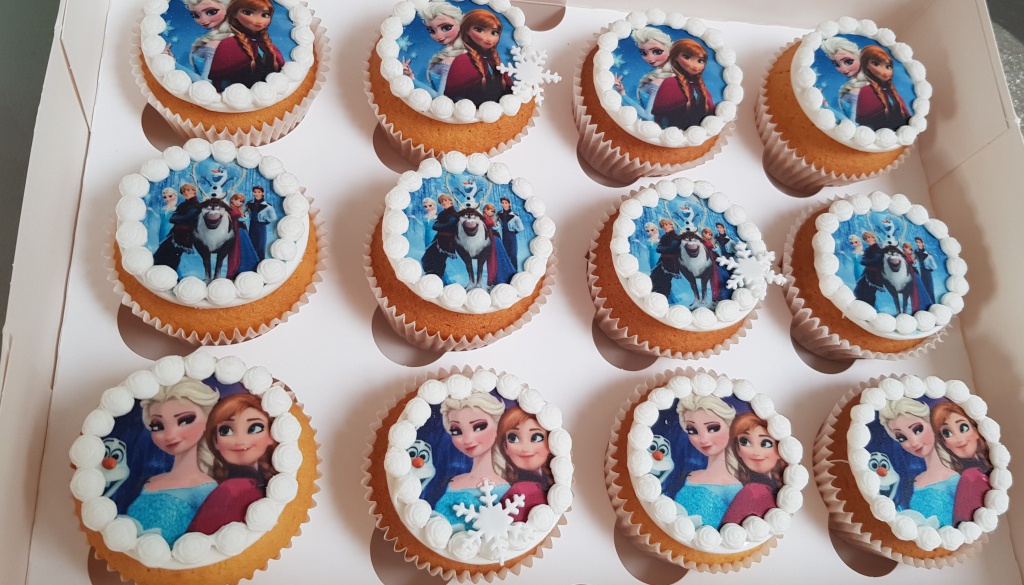 Frozen cupcakes