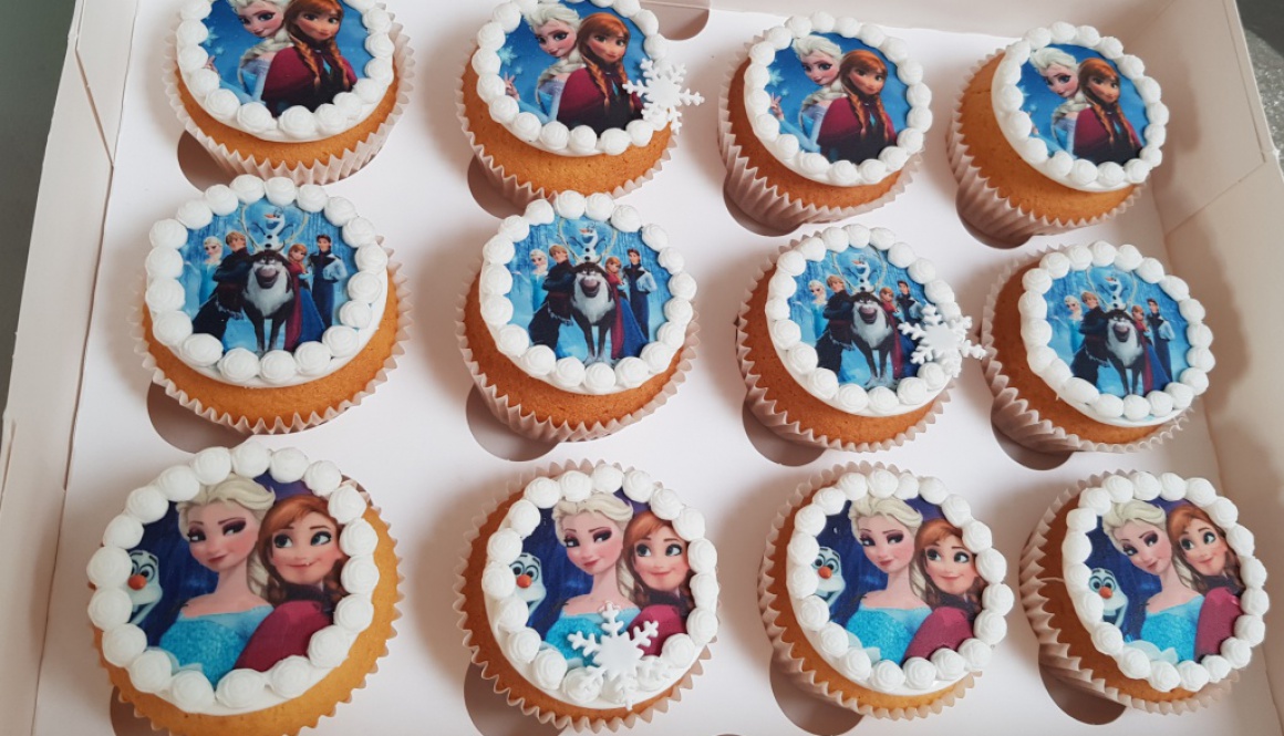 Frozen cupcakes