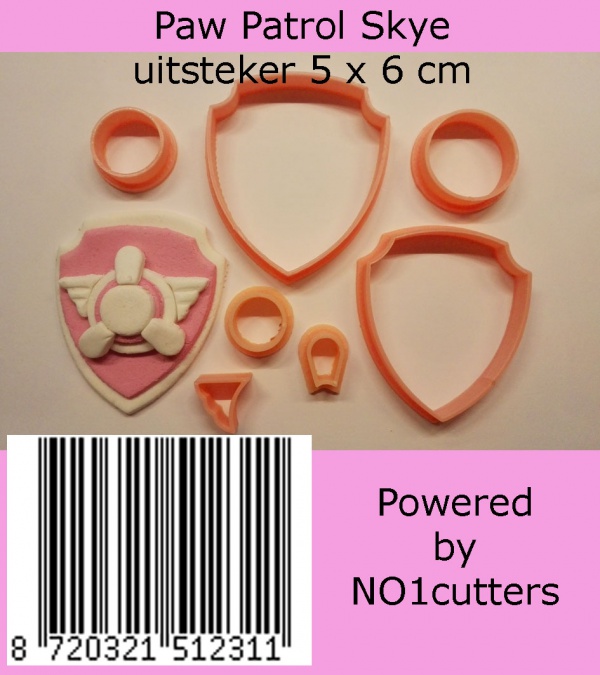 Paw patrol uitsteker skye