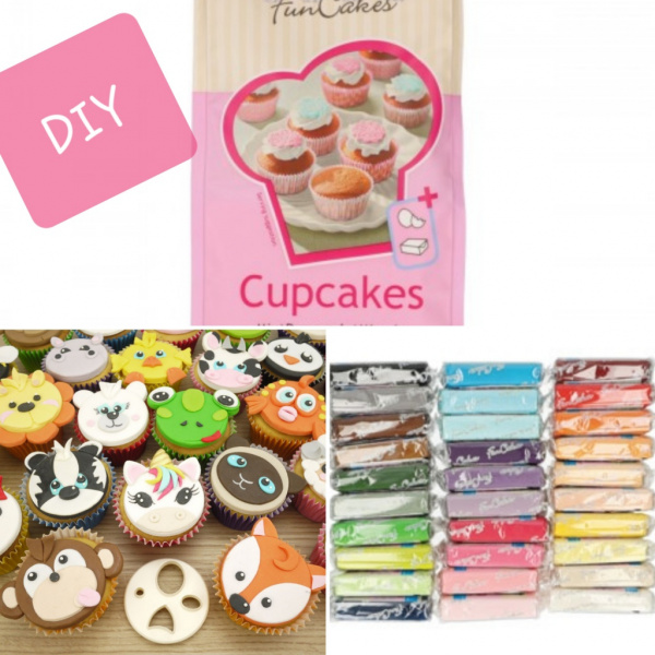 Cupcake pakket dieren