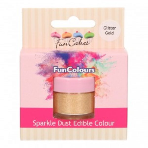 FunCakes Eetbare Glanspoeder Glitter Goud