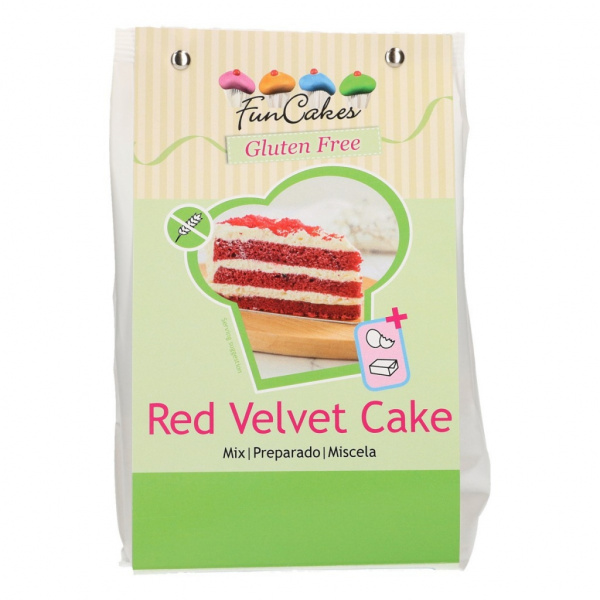 FunCakes Glutenvrije Bakmix voor Red Velvet Cake 400g