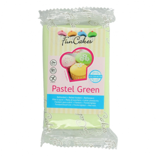 FunCakes Rolfondant Pastel Groen 250g