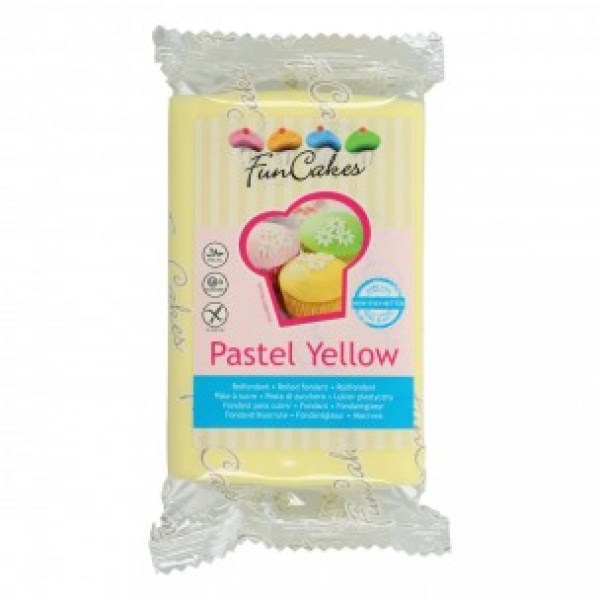 FunCakes Rolfondant Pastel Geel 250g