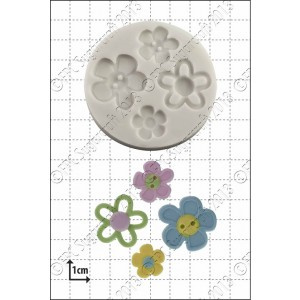FPC FLOWER BUTTONS SILICONE MOULD