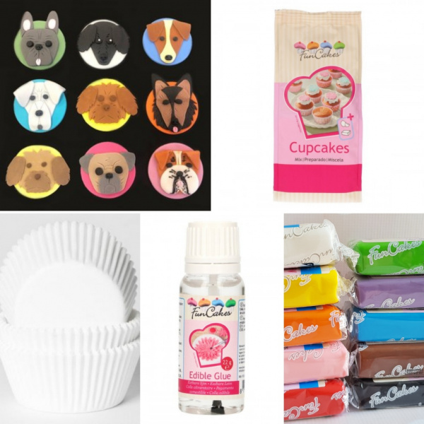 DIY honden cupcake pakket