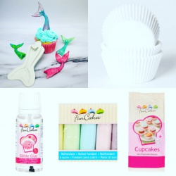 zeemeermin Cupcake pakket