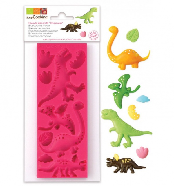 Scrapcooking Siliconen Mal Dinosaurus