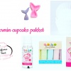 Zeemeermin cupcake pakket