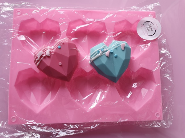 3d diamant harten mold