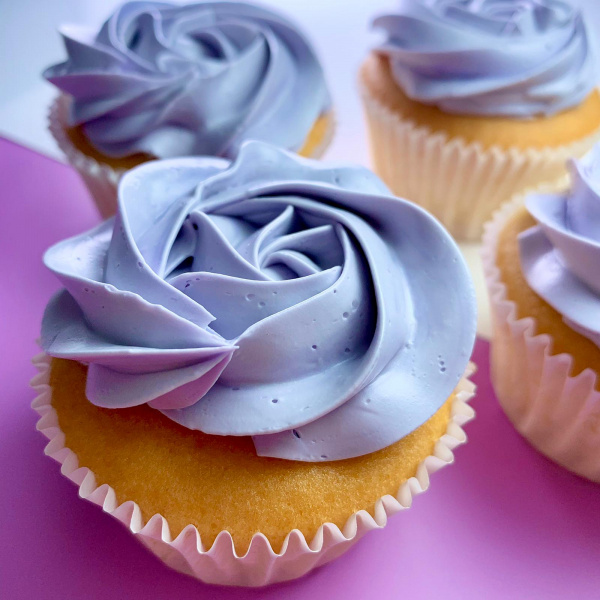 Cupcakes 12 stuks, 1 kleur swirl - Afbeelding 3