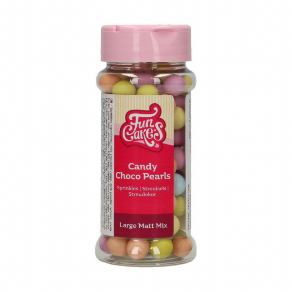 FUNCAKES CANDY CHOCO PARELS LARGE MATT MIX 70 G