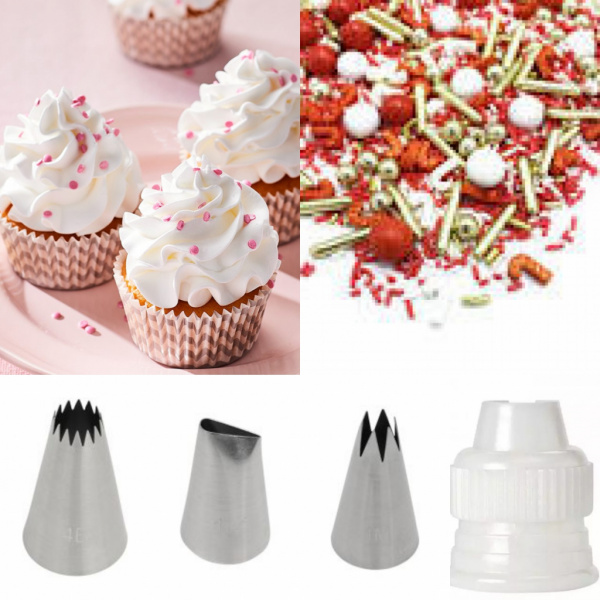 cupcakeset Holly Jolly