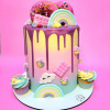 Dripcake over the rainbow