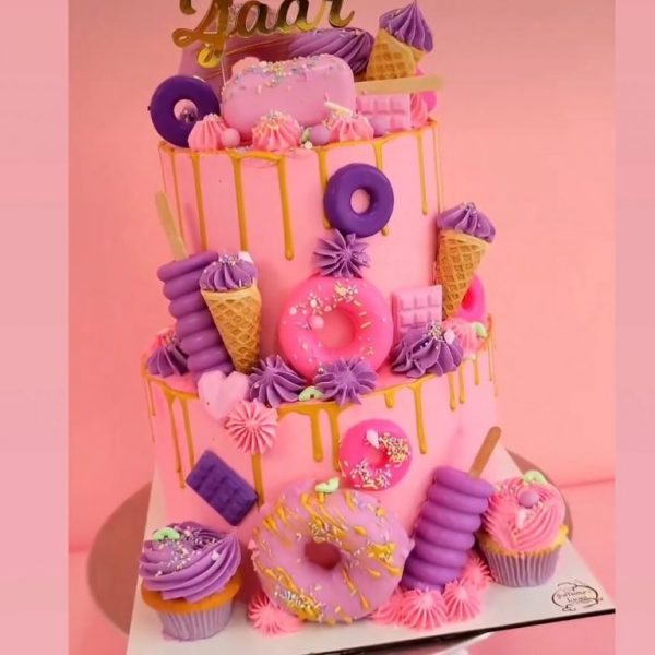 Over the top dripcake