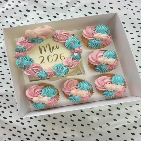 cake_800x800 Gender bento mini cake + 5 cupcakes