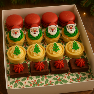 16 kerst Patisserie box