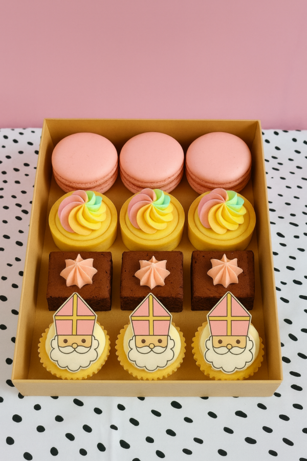 12 stuks Sinterklaas Patisserie box