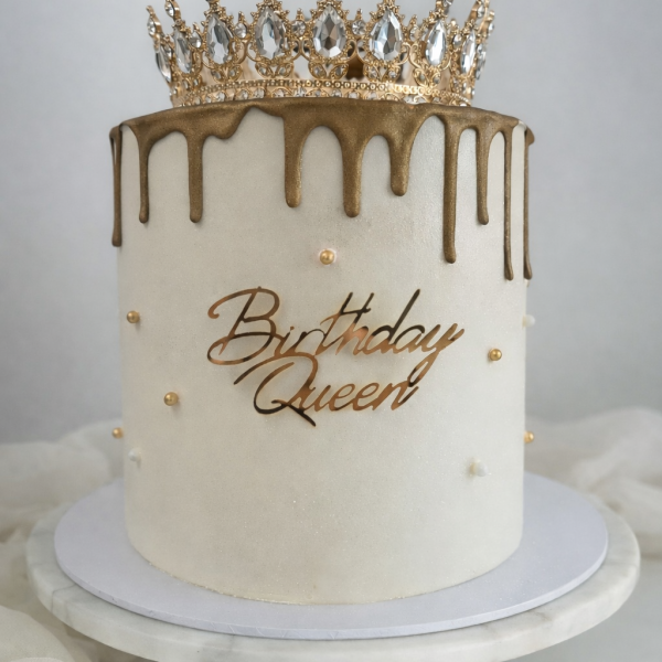 Queen Taart – Luxe Verjaardagstaart met Kroon | Juffrouw Taart Winsum